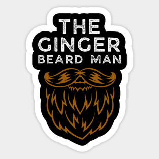 The Ginger Beard Man Sticker